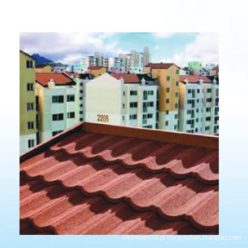 Shake Tipo Cor Alumínio Stone Coated Roof Tile